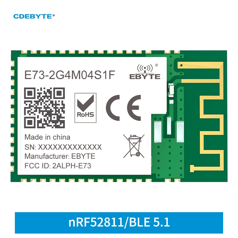 nRF52811 2,4 Ghz Bluetooth Modul BLE5.1 Ebyte E73-2G4M04S1F TISKANA pločica Antena SOC SMD Bežični Primopredajnik iBeacon IoT DIY Logic ICs 0