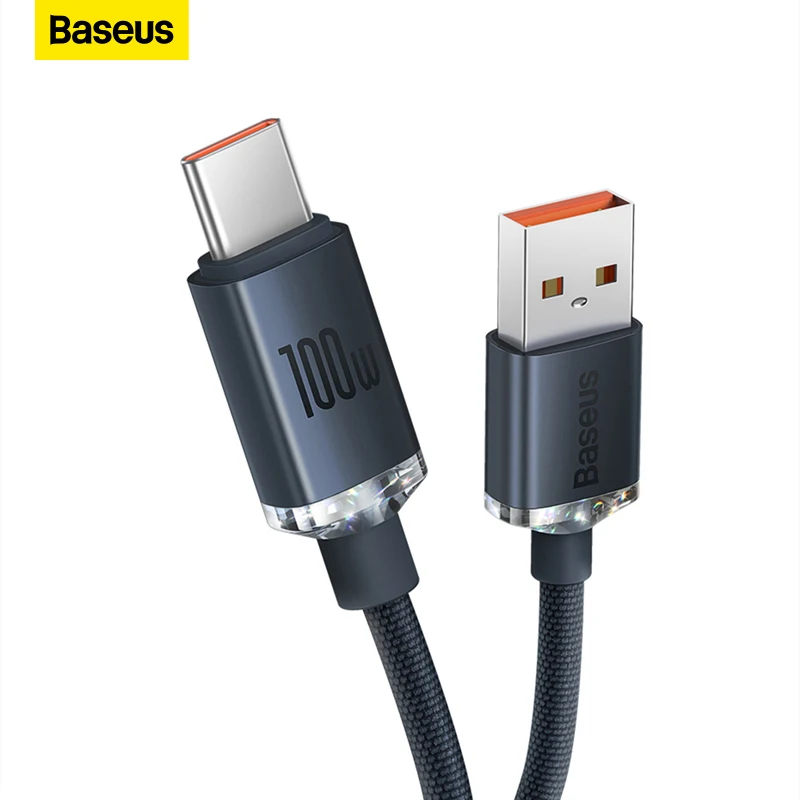 Baseus 100 W USB Type C Kabel za Samsung Xiaomi Supercharge 5A 100 W Brzo Punjenje za USB-C Punjač Kabel za telefonski Kabel