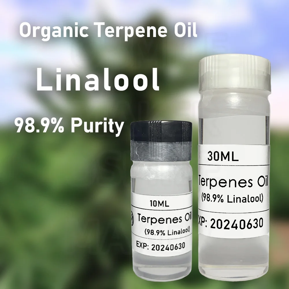 Organska odijelo ulja терпенов linalol очищенности 98,9% kvaliteta hrane veličine 10-30ML organske za izradu kozmetike ili parfema ili aromaterapiju ukusa