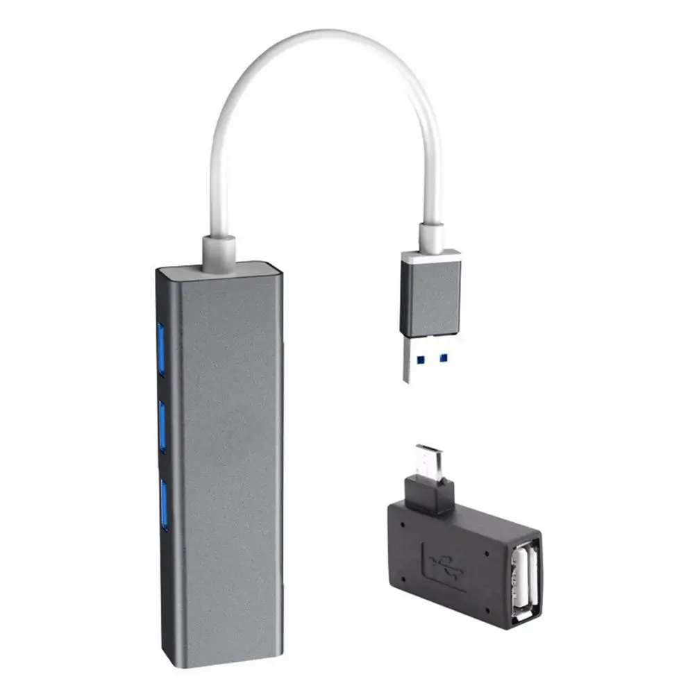 Ethernet Adapter velike brzine 10/100 Mbit/s Micro USB RJ45 LAN Konverter sa 3 USB Hub OTG Adapter za Streaming TV-Memorije Etherne 4