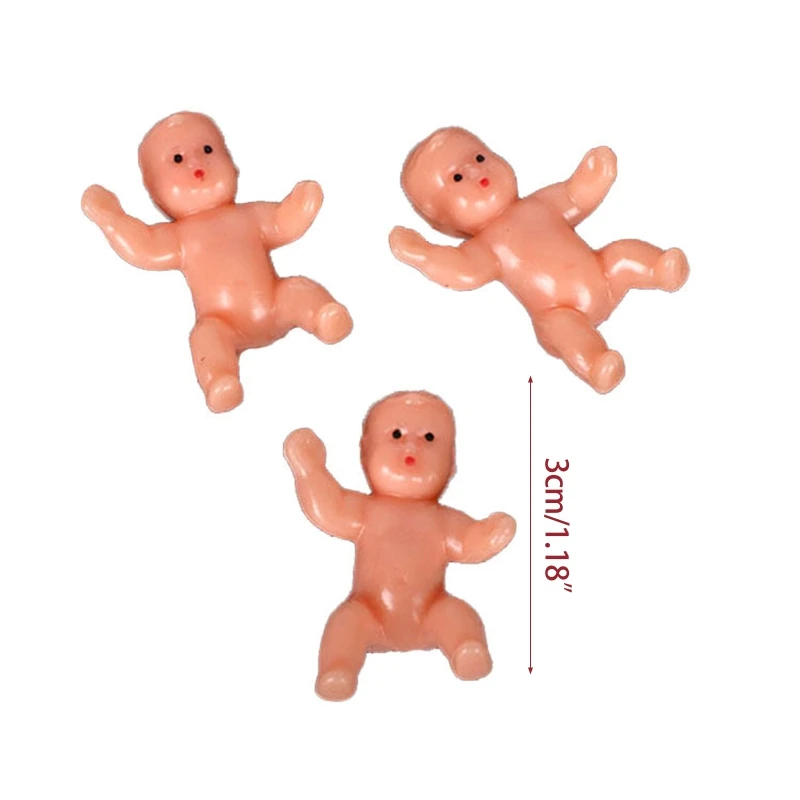 10 kom./compl. Minijaturne Figure Lutke Mikro Model Terena za igranje Uloga Interaktivni Dekor za Dječja Duša 3 cm