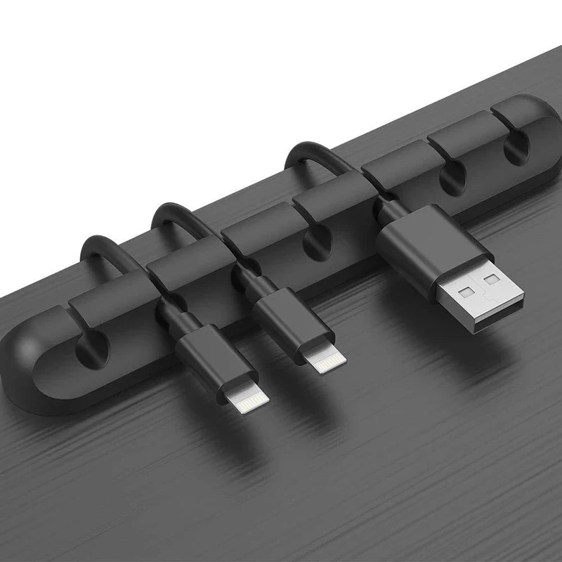 USB Моталка Držač Kabela Silikon Kabelski Organizator Fleksibilan USB Моталка Upravljanje Stezaljke Držač Za Miša i Tipkovnice slušalice Slušalice