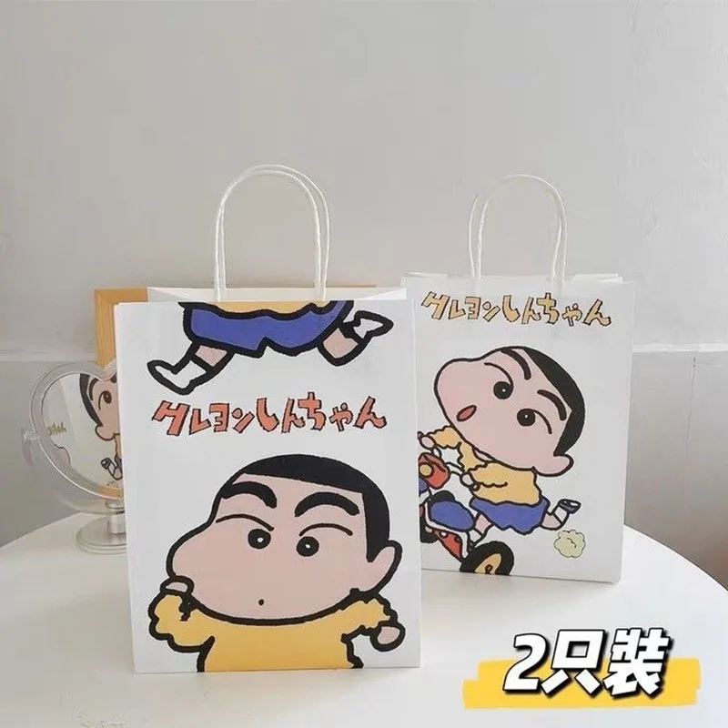 Kawai Olovka Shin-Chan Medo Crtani Slatka Beg Kraft-Papir za vreće Za Pohranu Lutke Anime Pliš Igračke za Djevojčice Poklon Za Rođendan