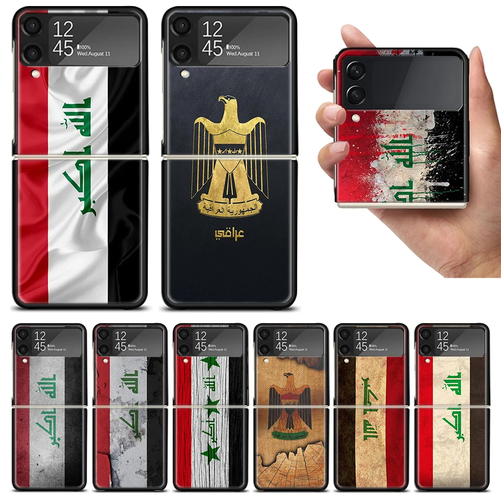 Irački Irački Nacionalni Zastava Zflip4 Torbica Za Telefon Samsung Z Flip3 5G z flip 3 5G zFlip Torbica Za Mobilni Telefon Torbica Za Mobilni Telefon Funda