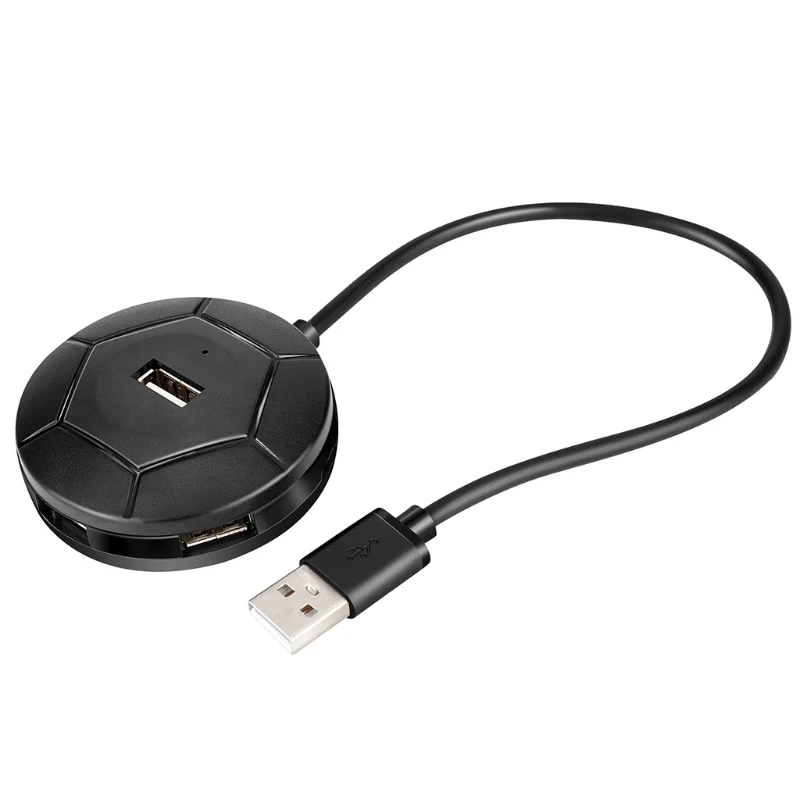 4 Port USB 2.0 Hub Razdjelnik za Laptop Adapter sa Napajanjem Tipkovnica i Miš Adapter za Flash-Memorije Pisač Skladište Magnetska Baza 3