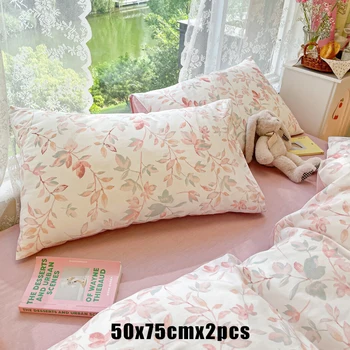Kvalitetan pamuk set posteljine: 1 deka, 2 jastučnice (bez ručnici), prozračan, ugodan za kožu, za jednim/parna soba kreveta, 17 veličina 3
