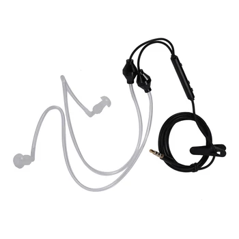 Антирадиационный Slušalica Slušalice 3,5 Mm Zračni Akustična Cijev Stereo Slušalice S Mikrofonom Za Iphone, Samsung, Huawei Xiaomi