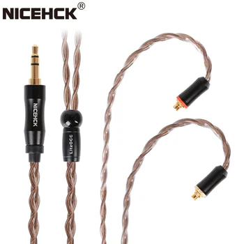 NiceHCK LitzOCC 4N Litz OCC Bakreni Kabel za slušalice od 3,5 mm/2,5 mm /4,4 mm MMCX /NX7 / QDC / 0,78 2Pin Za CIEM ZAX ASF, ASX BA8 VX V90s MK3
