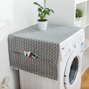 Geometrijski tkanina za hladnjak, prašinu torbica za hladnjak s jednim vratima, seljački double otvoreno ručnik ručnik za pranje rublja, 1 0