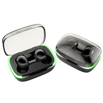Y60 TWS Bluetooth kompatibilne slušalice 5.1 osjetljiv na dodir i digitalnim zaslonom, Vodootporan sportski slušalice, bežične slušalice