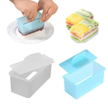 Creative pravokutna kutija za baliranje sushi press višeslojni alat za sushi DIY kvadratnom riža loptu obrazac za sushi kolač model sushi brod