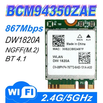 BCM94350ZAE DW1820A 802.11 AC 867 Mbit/s bcm94350 M. 2 NGFF Wi-Fi je bežična mrežna kartica je bolje nego bcm94352z dw1820