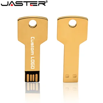 Flash drive JASTER USB persoonlijkheid 128 GB i 64 GB, 32 GB, 16 GB i 8 GB flash drive waterdichte memo USB-geheugenstick 1 kom. besplatan logo