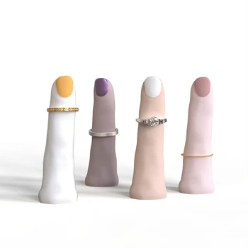 Nositelj Prstena Silikonska Forma Kreativni Prst Modeliranje Dizajn prsten Nakit Nosač Ukras Gips, Beton Oblici Za Pohranu nakit