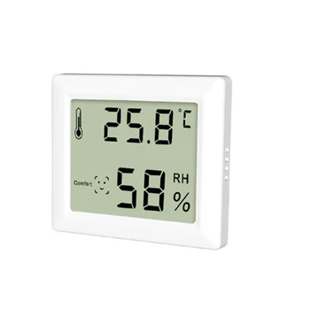 Hygrometer Unutarnji Potrošačke Elektronski Termometar Mokro-suho Digitalni Prikaz Zid Sobni regulator Temperature Stol vremenska stanica