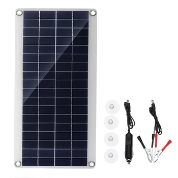 300 W Prijenosni Solarni Panel Dual 12/5 U DC USB Brzo Punjenje Vodootporne Hitna Punjenje Vanjski Punjač Za Auto 0