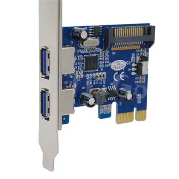 2 porta SuperSpeed USB 3.0 PCI-E PCIE (PCI Express sata adapter za napajanje usb3.0 Pretvarač Kartice nec 720200 chipset Niski profil