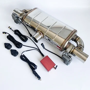 Auto-Prigušivač ispušnih plinova Sport Electronic SS304 Zvukove ventila Mijenjaju 1 Usisni u 2 ispušni Šal
