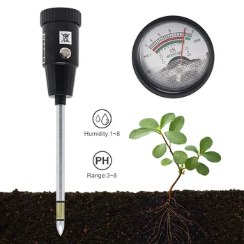 2 u 1 Mjerač ph tla i mjerač vlage dužine 295 mm Mjerač vlage tla pH Tester Analizator Hidroponski Baterija Nije potrebna
