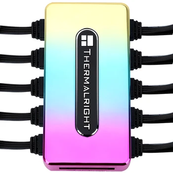 Thermalright RGB M/B SYNC Ventilator Rasvjetu hub, napajanje SATA,10x3Pin/4Pin ARGB/RGB Kontroler Rev.A 4