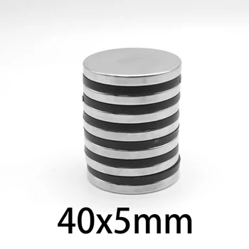 1/2/3/5/10 kom 40x5 Surround cijele Pojam magnet 40 mm x 5 mm Disk Неодимовый magnet 40x5 mm Stalni magnet Jaki 40*5 mm