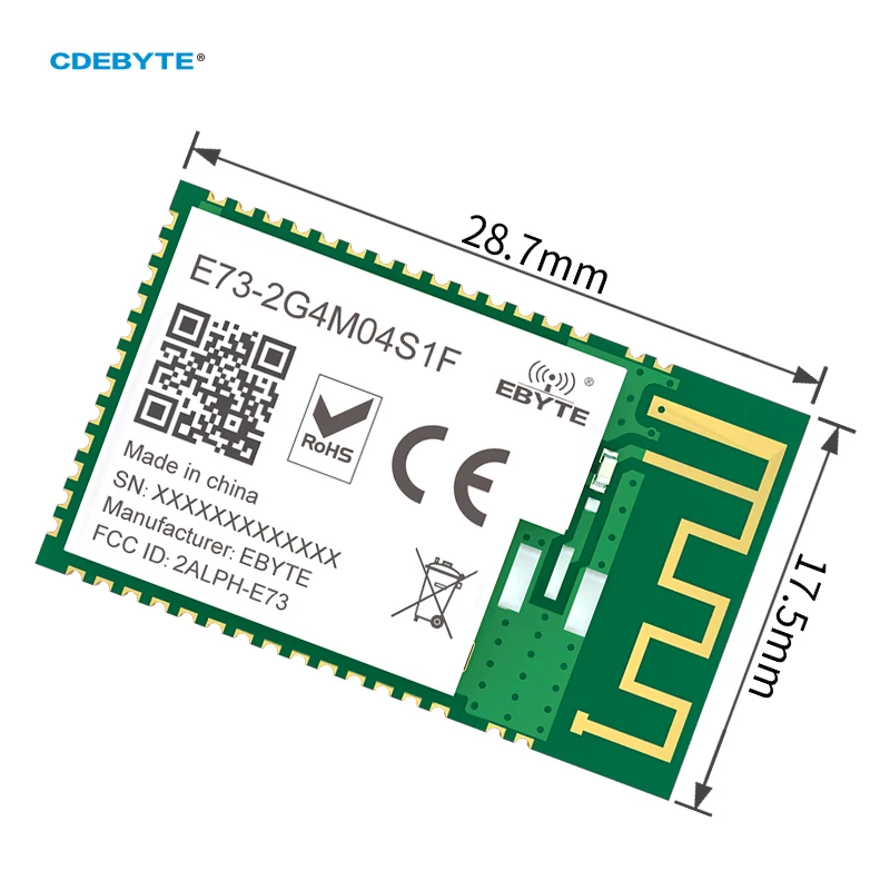 nRF52811 2,4 Ghz Bluetooth Modul BLE5.1 Ebyte E73-2G4M04S1F TISKANA pločica Antena SOC SMD Bežični Primopredajnik iBeacon IoT DIY Logic ICs 1