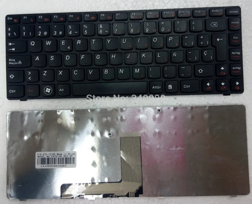 besplatna dostava Nova tipkovnica za prijenosno računalo Lenovo IdeaPad Z470 Z475 Z370 Z470A Španjolska SP teclado