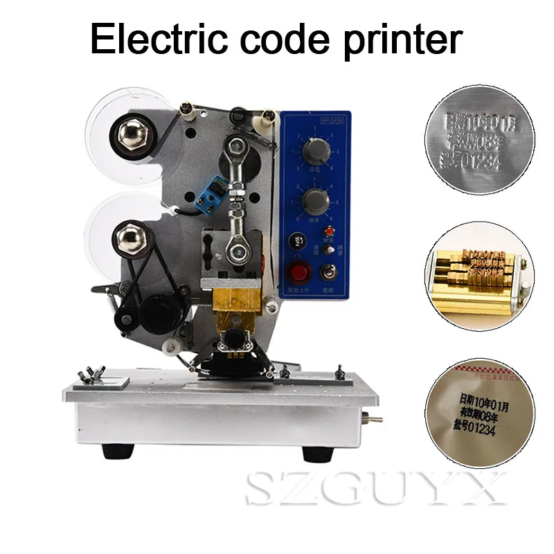 Električna traka stroj za kodiranje Полуавтоматная traka tiskarski stroj Datum Proizvodnje Prehrambena label Traka stroj za kodiranje