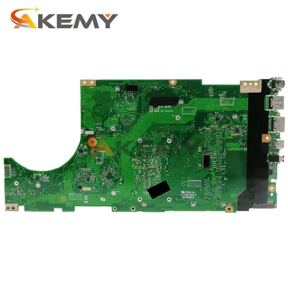 Akemy X510UNR Matična ploča za laptop ASUS X510URR X510URO X510UQ X510U S5100UR S5100U izvorna matična ploča I7-8550U GT930MX/MX150 2