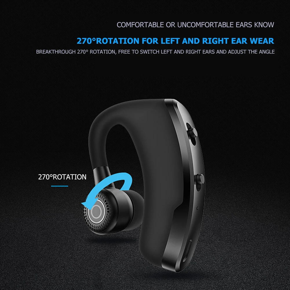 Slušalice V9, kompatibilan s Bluetooth, Bežična slušalica s ушным kukom za rad bez uporabe ruku, Sportski slušalice sa mikrofonom 2