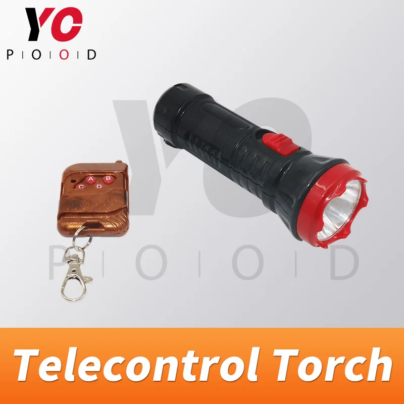 YOPOOD Telecontrol Pobjeći iz sobe s bakljom Pritisnite gumb B za upravljanje uključivanja ili isključivanja svjetlosti baklje u igraonici