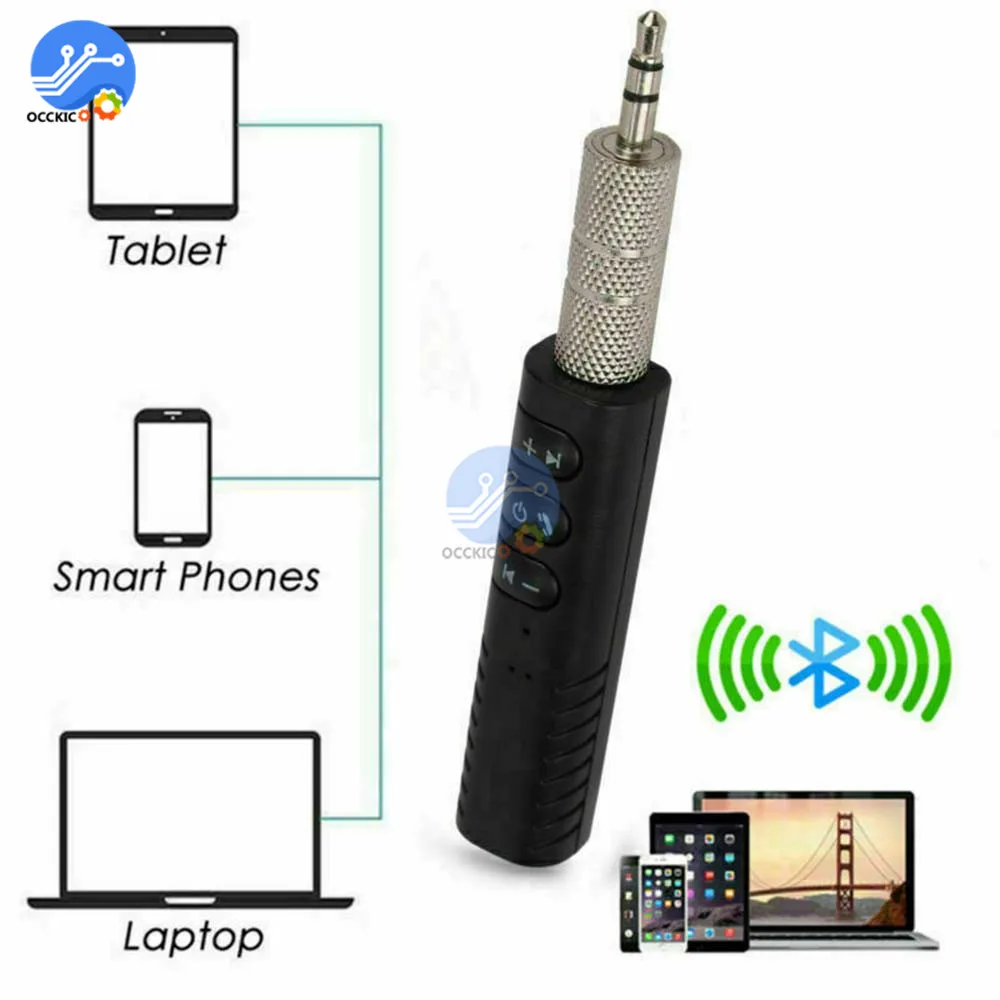 3,5 mm Bežične Bluetooth Аудиоприемник Hands-free autoinstalacija 3,5 mm Aux Priključak Glazba MP3 Audio Adapter za Zvučnike, Slušalice 3