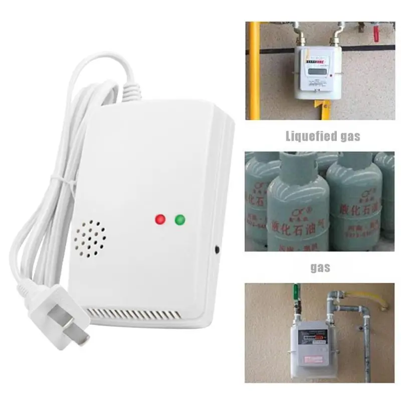 Osjetljiv na prirodni plin detektor Alarm Neovisan senzor Detektora plina, Visi na zidu u roku od 1 m od stropa zajednice