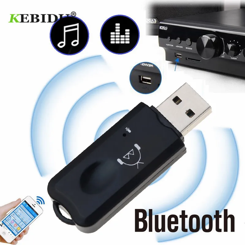 KEBIDU USB Bluetooth Prijemnik V2.1 Bluetooth Bežične Audio Adapter AUX Stereo Mikrofon za USB Auto MP3 Player Zvučnik 5