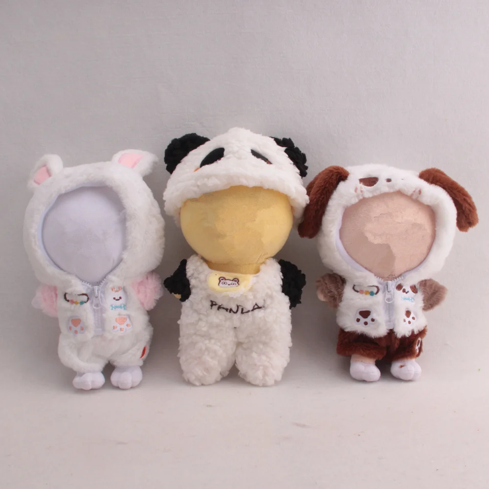 20 cm Lutka Odjeća, Odijelo i Bijeli Zec, Pas Panda Idol Kombinezon Torba Platnu Djeca Rođendan Uređenje Doma Lutke Pribor
