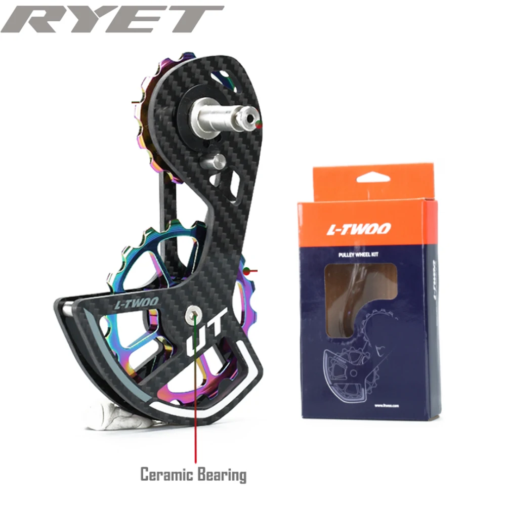 Sustav kotača remenice ležajeva keramike RYET super light za R8000/8050/8070/9170/9150/9100 Detalji Lančanik Vodilice stražnjeg Prekidača Mjenjača 0