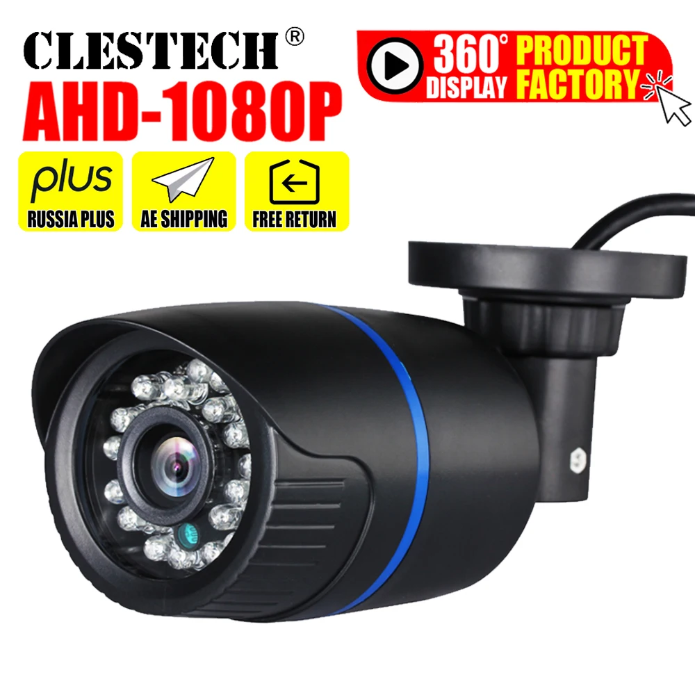 HD 3000TVL Potpuno AHD cctv Kamera Sony-imx323 720P 960P 1080P digitalni 2MP Vodootporne IP66 Vanjska kamera za video nadzor bracke