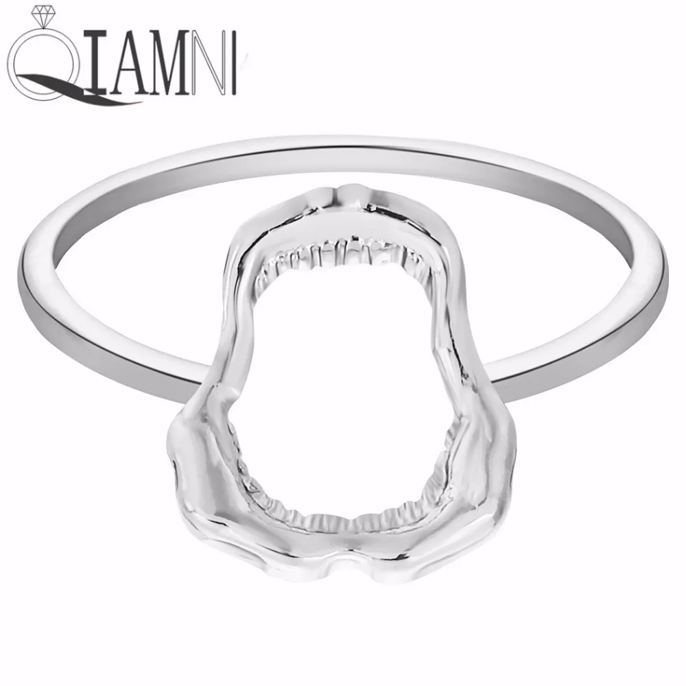 QIAMNI 1 kom. mini morski pas челюстная kost prsten vermeil prsten prijateljstva vjenčano prstenje za žene Poklon za Godišnjicu Večernje Vjenčanje dekoracije