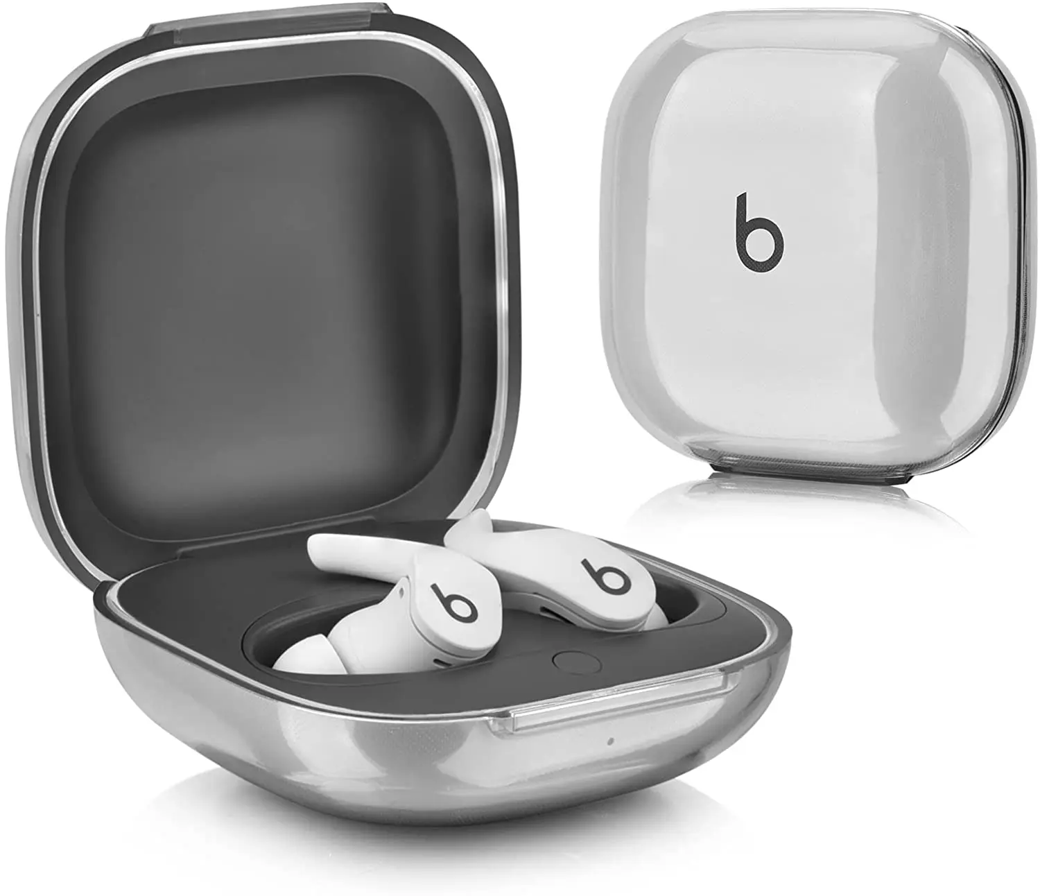 Torbica za Beats Fit Pro Mekani Prozirni TPU Prozirni Zaštitni šok-dokaz Torbica Dizajniran za Apple slušalice Beats Fit Pro 2021 Torbica 0