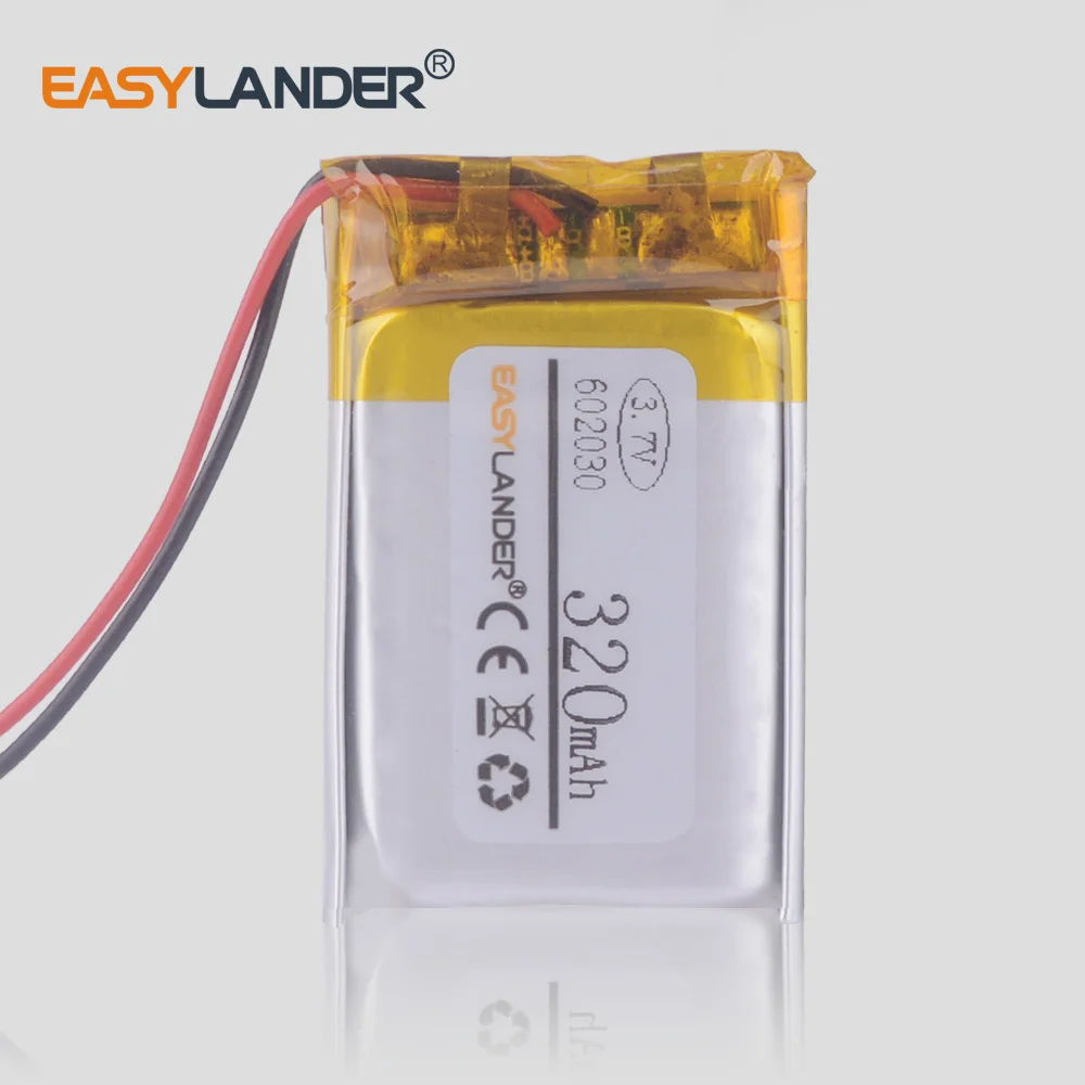602030 320 mah 3,7 U litij-ion polimer baterija za gadget bežični miš i MP3 player