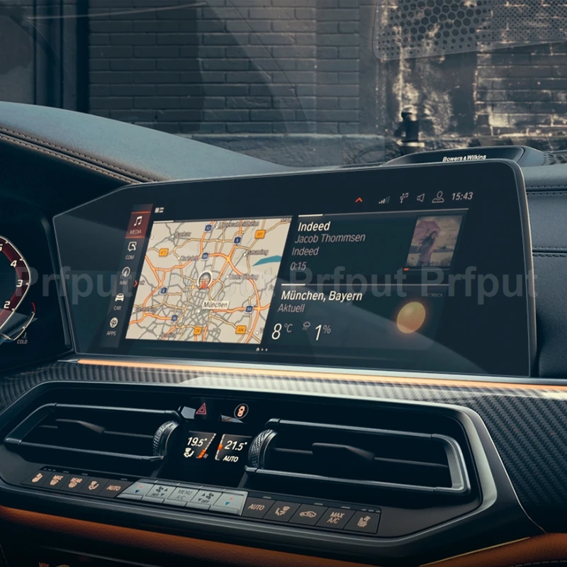 Zaštitna Folija Za Ekran BMW Alpina XB7 2021-2022 kaljeno Staklo Auto Navigacijski Zaslon Zaštitnik Ploči s Instrumentima Monitor 0