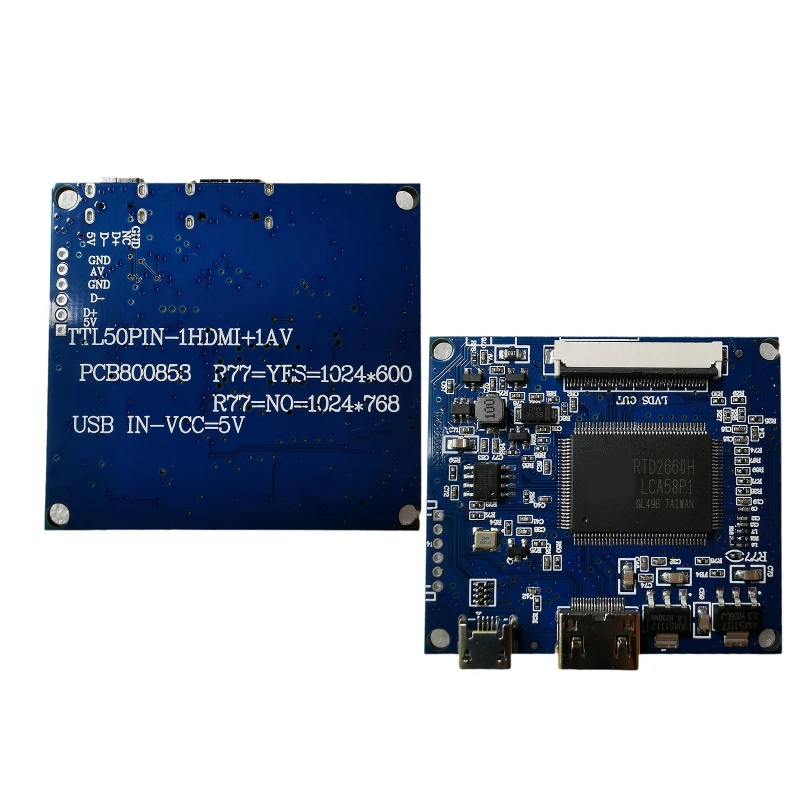 R58A 40-pinski EDP LCD kontroler Naknada upravljački program za kontroler HDMi-kompatibilnu rad za TTL 40Pin Rezoluciju ekrana 1024x600 1024x768 0