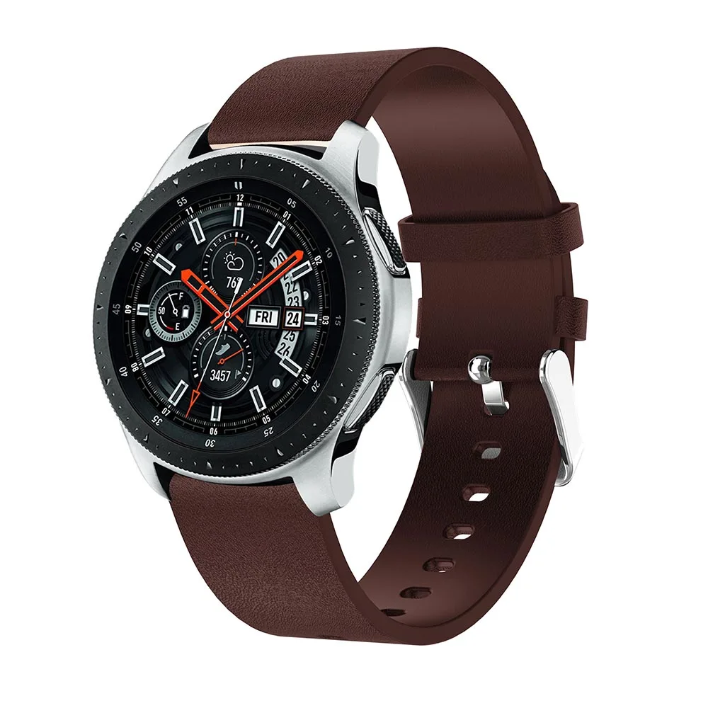 Za Samsung Galaxy Watch 46 mm Zamijeniti remen od prave kože, sa kopčom za Remen Na Zglob Za Samsung Galaxy Watch 22 mm remen za sat 1