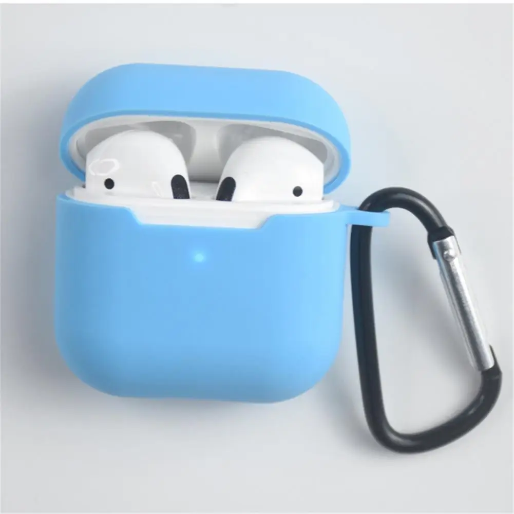 Silikonska torbica za Airpods Pro Torbica za bežične Bluetooth kompatibilne slušalice, Torbica Silikonska torbica za Airpods Pro 4 Zaštitna torbica