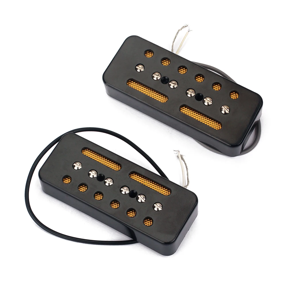 2 komada Crni Sapun Blok Звукосниматели za električna gitara Les Paul P90 Vrat + Most
