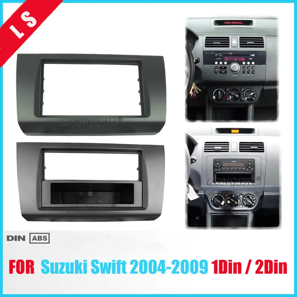 1 ili Dual control Din za SUZUKI SWIFT 2005-2010 DVD Ploča Crtica Montaža Komplet Završni Okvir za sliku Okvir za sliku, Instalacija automobila 1DIN/2DIN