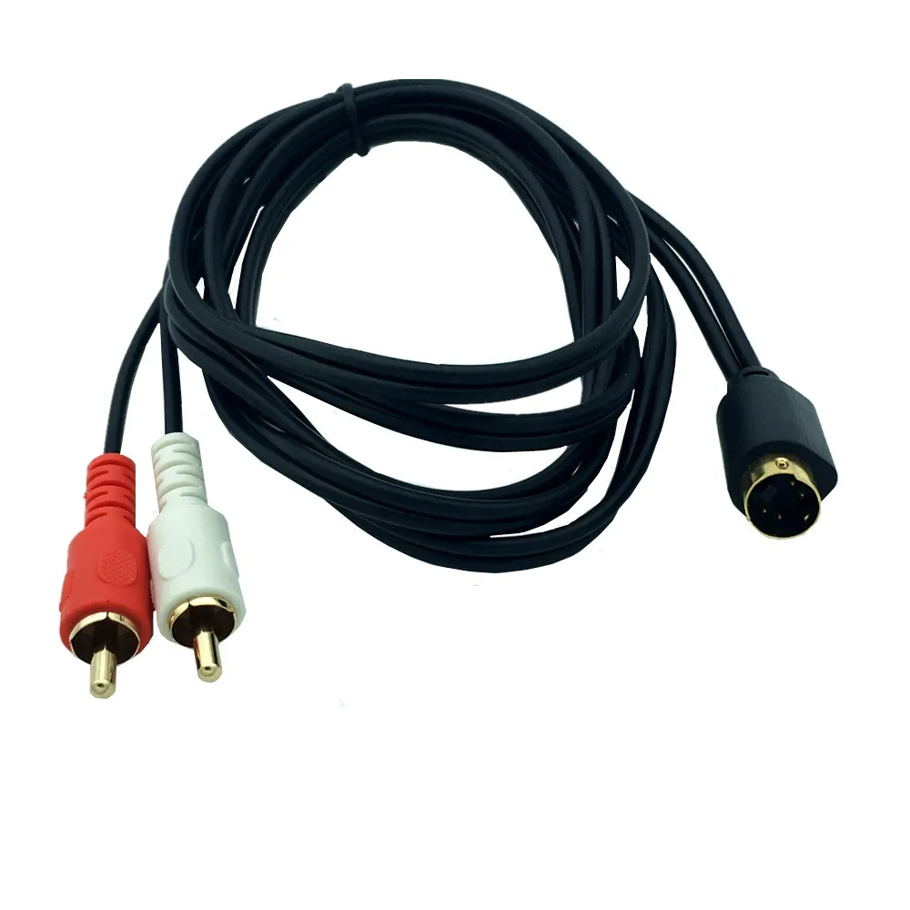 Аудиокабели S-Video 4pin na 2 RCA Xlr 4-pinski konektor za SVideo, pozlaćen 0,25 m 1,5 m 4