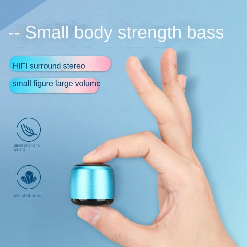Mali Bežični Zvučnik Bluetooth Mini-Subwoofer Za Mobilni Telefon Na Otvorenom Prijenosni Audio Poklon Zvučne Kutije