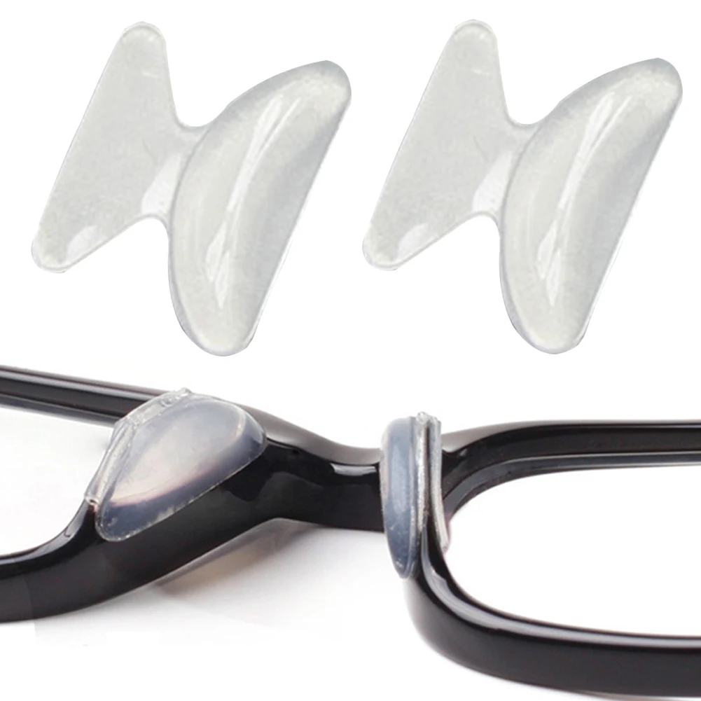 0,8/2,5 mm Višenamjenska Silikonska Coli Male Maska Za Nos protiv klizanja Samoljepljive Sunčane Naočale Tanke Naočale Naočale Crna Prozirna
