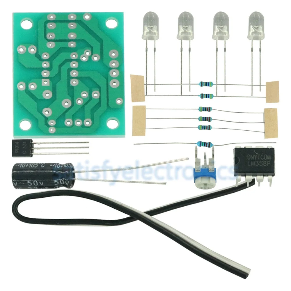 LM358 Led Lampa aparat za disanje Kit Za E Proizvodnje Skup Elektroničkih Setova URADI Izdisajni rezervni Dijelovi Svjetiljke DIY Kit Plava Lampa Treperi 0